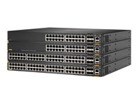 HPE Aruba 6300F - Switch - L3 - Styrt - 48 x 10/100/1000 (PoE+) + 4 x 50 Gigabit Ethernet SFP56 - front til bakside-luftflyt - rackmonterbar - PoE+ - TAA-samsvar JL665A#ABB