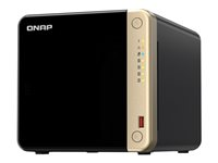 QNAP TS-464 - NAS-server - 4 brønner - 16 TB - SATA 6Gb/s - HDD 4 TB x 4 - RAID 0, 1, 5, 6, 10, JBOD - RAM 8 GB - 2.5 Gigabit Ethernet - iSCSI støtte TS-464-8G+4XST4000VN006