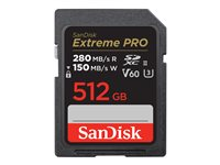 SanDisk Extreme Pro - Flashminnekort - 512 GB - Video Class V60 / UHS-II U3 / Class10 - SDXC UHS-II SDSDXEP-512G-GN4IN