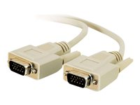 C2G Economy - VGA-kabel - HD-15 (VGA) (hann) til HD-15 (VGA) (hann) - 5 m - formstøpt, tommelskruer 81163
