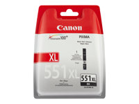 Canon CLI-551BK XL - 11 ml - Høy ytelse - svart - original - blister med sikkerhet - blekkbeholder - for PIXMA iP8750, iX6850, MG5550, MG5650, MG5655, MG6450, MG6650, MG7150, MG7550, MX725, MX925 6443B004