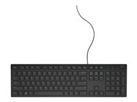 Dell KB216 - Tastatur - USB - QWERTY - Pan Nordic - svart - for Inspiron 17R 57XX, 17R 7720; Latitude D630; OptiPlex 50XX, 5250, 90XX; XPS One 27XX 580-ADIR