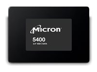 Micron 5400 PRO - SSD - kryptert - 7.68 TB - intern - 2.5" - SATA 6Gb/s - 256-bit AES - TCG Opal Encryption 2.0 MTFDDAK7T6TGA-1BC1ZABYYT