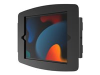 Compulocks iPad 10.2" Space Enclosure Glass Mount - Sikkerhetsskap for nettbrett-pc - veggmonterbar - 10.2" - svart - for Apple 10.2-inch iPad (7. generasjon, 8. generasjon, 9. generasjon) 201MGL102IPDSB