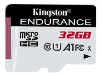 Kingston High Endurance - Flashminnekort - 32 GB - A1 / UHS-I U1 / Class10 - microSDHC UHS-I SDCE/32GB