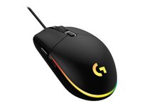 Logitech Gaming Mouse G203 LIGHTSYNC - Mus - optisk - 6 knapper - kablet - USB - svart 910-005796