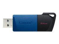 Kingston DataTraveler - USB-flashstasjon - 64 GB - USB 3.2 Gen 1 (en pakke 2) DTXM/64GB-2P