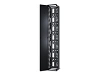 APC - Rack-kabelføringssett - svart - for P/N: NBWL0355A, SMC15002U-BR, SMT3000I2U-BR, SMX2000LVNCUS, SMX3000HV-BR, SMX3000LV2U-BR AR8665