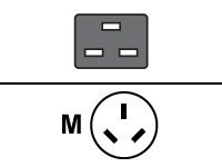 Cisco - Strømkabel - IEC 60320 C19 til SAA AS 3112 (hann) - AC 250 V - 4.3 m - Australia, New Zealand - for Catalyst 4503, 4504, 4506, 4507R, 4510R CAB-A3112-C19-AUS=