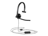 Logitech USB Headset H570e - Hodesett - on-ear - kablet 981-000571