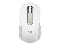 Logitech Signature M650 L - Mus - stor størrelse - optisk - 5 knapper - trådløs - Bluetooth, 2.4 GHz - Logitech Logi Bolt USB-mottaker - elfenbenshvit 910-006238