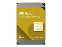 WD Gold WD6003FRYZ - Harddisk - 6 TB - intern - 3.5" - SATA 6Gb/s - 7200 rpm - buffer: 256 MB WD6003FRYZ