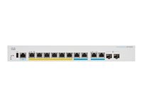 Cisco Business 350 Series CBS350-8MGP-2X - Switch - L3 - Styrt - 6 x 10/100/1000 (PoE+) + 2 x 2.5GBase-T (PoE+) + 2 x combo 10 Gigabit SFP+/RJ-45 - rackmonterbar - PoE+ (124 W) CBS350-8MGP-2X-EU