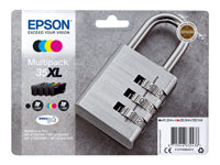Epson 35XL Multipack - 4-pack - XL - svart, gul, cyan, magenta - original - blekkpatron - for WorkForce Pro WF-4720, WF-4720DWF, WF-4725DWF, WF-4730, WF-4730DTWF, WF-4740, WF-4740DTWF C13T35964010