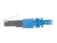 C2G Cat5e Booted Shielded (STP) Network Patch Cable - Koblingskabel - RJ-45 (hann) til RJ-45 (hann) - 15 m - STP - CAT 5e - formstøpt - blå 83776