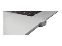 Compulocks MacBook Pro Touch Bar Lock Adapter (Cable Lock Not Included) - Sikkerhetssporlåsadapter - sølv - for Apple MacBook Pro with Touch Bar 13.3" 4x Thunderbolt 3 (Late 2016, Mid 2017, Mid 2018, Mid 2019, Early 2020); MacBook Pro with Touch Bar 15.4" (Late 2016, Mid 2017, Mid 2018, Mid 2019) MBPRLDGTB01