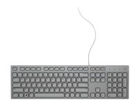 Dell KB216 - Tastatur - USB - QWERTY - US International - grå - for Latitude 34XX, 35XX, 5320, 5520; OptiPlex 7770; Precision 3440; Vostro 3681, 3888, 39XX 580-ADHR
