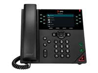 Poly VVX 450 - VoIP-telefon - treveis anropskapasitet - SIP, SRTP, SDP - 12 linjer - svart 8B1L7AA#AC3