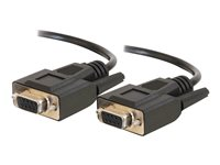 C2G - Seriell kabel - DB-9 (hunn) til DB-9 (hunn) - 3 m - formstøpt, tommelskruer - svart 81364