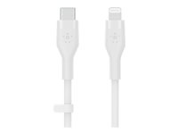 Belkin BoostCharge - Lightning-kabel - 24 pin USB-C hann til Lightning hann - 2 m - hvit CAA009BT2MWH