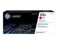 HP 212X - Høy ytelse - magenta - original - LaserJet - tonerpatron (W2123X) - for Color LaserJet Enterprise M555, MFP M578; LaserJet Enterprise Flow MFP M578 W2123X