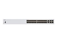 Cisco Business 350 Series CBS350-24S-4G - Switch - L3 - Styrt - 24 x Gigabit SFP + 2 x kombo for Gigabit Ethernet/Gigabit SFP + 2 x Gigabit SFP (opplink) - rackmonterbar CBS350-24S-4G-EU