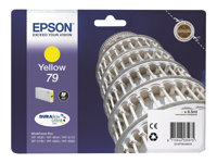 Epson 79 - 6.5 ml - gul - original - blekkpatron - for WorkForce Pro WF-4630DWF, WF-4640DTWF, WF-5110DW, WF-5190DW, WF-5620DWF, WF-5690DWF C13T79144010