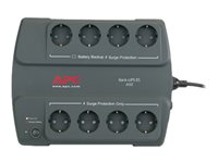 APC Back-UPS ES 400 - UPS - AC 230 V - 240 watt - 400 VA - utgangskontakter: 8 - Tyskland, Nederland - koksgrå BE400-GR