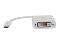 C2G USB C to DVI-D Video Converter - USB Type C to DVI Adapter - White - Ekstern videoadapter - USB 3.1 - DisplayPort - hvit 80525
