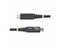 StarTech.com 1m (3.3ft) USB4 Cable, USB-IF Certified USB-C Cable, 40 Gbps - USB-kabel - USB-C (hann) til USB-C (hann) - USB4 / Thunderbolt 3 / Thunderbolt 4 / DisplayPort 1.4 - 48 V - 5 A - 1 m - halogenfri, passiv, 4K 120 Hz støtte, 8K 60Hz støtte, utvidet effektområde (EPR), støtte for Power Delivery 3,1 - svart 1M-40G-USB4-CABLE