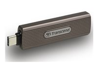 Transcend ESD330C - SSD - kryptert - 512 GB - ekstern (bærbar) - USB (USB-C kontakt) - 256-bit AES - dark grayish brown TS512GESD330C