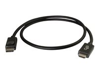 C2G 15ft DisplayPort to HDMI Cable - DP to HDMI Adapter Cable - M/M - Adapterkabel - DisplayPort hann til HDMI hann - 4.57 m - svart - 1080p-støtte 54324