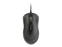Kensington Mouse-in-a-Box USB - Mus - høyre- og venstrehåndet - optisk - 3 knapper - kablet - USB - svart - løsvekt K72356EU