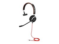 Jabra Evolve 40 Mono - Hodesett - on-ear - erstatning - kablet 14401-09