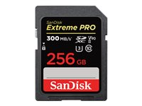 SanDisk Extreme Pro - Flashminnekort - 256 GB - UHS-II U3 / Class10 - SDXC UHS-II SDSDXDK-256G-GN4IN