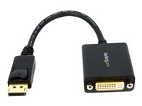 StarTech.com DisplayPort to DVI-D Adapter - 1920x1200 - Passive DVI Video Converter with Latching DP Connector (DP2DVI2) - DisplayPort-adapter - DisplayPort (hann) til DVI-I (hunn) - 15.2 cm - svart - for P/N: DK30C2DPEPUE, DK30C2DPPD, DK30C2DPPDUE, DK31C3HDPD, DK31C3HDPDUE, MST14DP123DP DP2DVI2