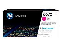 HP 657X - Høy ytelse - magenta - original - LaserJet - tonerpatron (CF473X) - for Color LaserJet Enterprise MFP M681; LaserJet Enterprise Flow MFP M681, MFP M682 CF473X