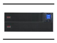 APC Easy UPS SRV - UPS (kan monteres i rack) - AC 230 V - 5000 watt - 5000 VA - RS-232, USB - utgangskontakter: 1 - 4U - svart SRV5KRIRK