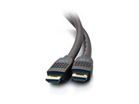 C2G 12ft 8K HDMI Cable with Ethernet - Performance Series Ultra High Speed - Ultra High Speed - HDMI-kabel med Ethernet - HDMI hann til HDMI hann - 3.6 m - svart - 10K-støtte, 8 K 60 Hz (7680 x 4320) støtte, 4 K 120 Hz (4096 x 2160) støtte C2G10456
