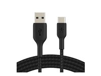Belkin BOOST CHARGE - USB-kabel - 24 pin USB-C (hann) til USB (hann) - 3 m - svart CAB002BT3MBK