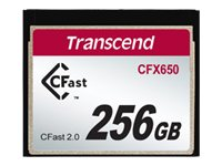 Transcend CFast 2.0 CFX650 - Flashminnekort - 256 GB - CFast 2.0 TS256GCFX650