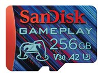 SanDisk GamePlay - Flashminnekort - 256 GB - A2 - microSDXC UHS-I SDSQXAV-256G-GN6XN