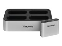 Kingston Workflow Station - Dokkingstasjon - USB-C 3.2 Gen 2 - med USB miniHub WFS-U