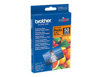 Brother BP - Blank - 100 x 150 mm 50 ark fotopapir - for Brother DCP-J1200, J1800, J772, J774, MFC-J1300, J2340, J3540, J3940, J4335, J4340, J5340 BP71GP50