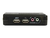 StarTech.com 2 Port USB VGA KVM Switch - Single VGA - Hot-key & Audio Support - 2048x1536 @60Hz KVM Switch - KVM Video Switch (SV211KUSB) - KVM / lydsvitsj - 2 x KVM/lyd - 1 lokalbruker - stasjonær SV211KUSB