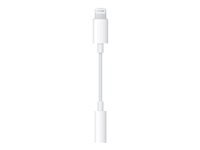 Apple Lightning to 3.5 mm Headphone Jack Adapter - Lightning til hodetelefonjakk-adapter - Lightning hann til mini-phone stereo 3.5 mm hunn - for Apple iPad/iPhone/iPod (Lightning) MMX62ZM/A