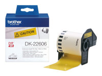 Brother DK-22606 - Gul - Rull (6,2 cm x 15,2 m) film - for Brother QL-1050, 1060, 1110, 500, 550, 560, 570, 580, 600, 650, 700, 710, 720, 820 DK22606