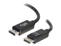 C2G 10ft Ultra High Definition DisplayPort Cable with Latches - 8K DisplayPort Cable - M/M - DisplayPort-kabel - DisplayPort (hann) til DisplayPort (hann) - 3.05 m - låst - svart 54402