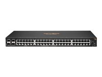 HPE Aruba 6000 48G 4SFP Switch - Switch - L3 - Styrt - 48 x 10/100/1000 + 4 x Gigabit SFP - side til side-luftflyt - rackmonterbar - AC 100 - 127 V / 200 - 240 V R8N86A#ABB