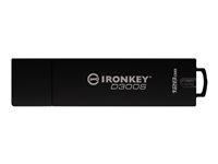 IronKey D300S - USB-flashstasjon - kryptert - 128 GB - USB 3.1 Gen 1 - FIPS 140-2 Level 3 - TAA-samsvar IKD300S/128GB